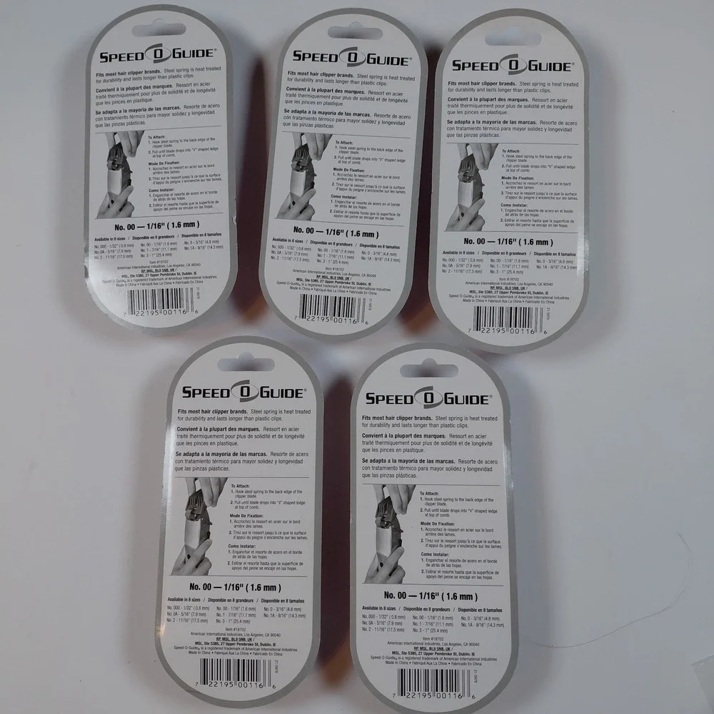 5 Speed O Guide Clipper Comb Guard 1/16